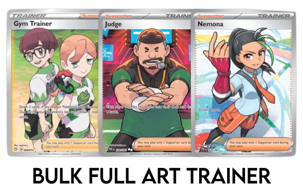 Bulk English Full Art Trainer Card